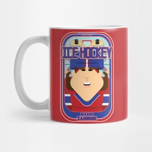 Ice Hockey Red and Blue - Boardie Zamboni - June version Mug